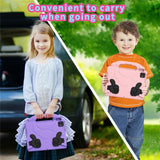 EIDERWOOD iPad Pro 11" (2025 - 2018) / Air (2022 / 2020) Børne Tablet Cover m. Indbygget Ståfunktion - Lilla