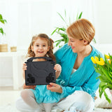 iPad Pro 12.9" (2022 / 2021 / 2020 / 2018) / Air 13" (2025 / 2024) / Pro 13" (2025 / 2024) - EIDERWOOD Børne Cover m. Thumb Kickstand - Sort