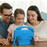 iPad 9.7" (2018 / 2017) / Air 2 / Air - EIDERWOOD Børne Cover m. Thumb Kickstand - Blå