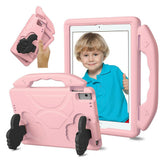 iPad 9.7" (2018 / 2017) / Air 2 / Air - EIDERWOOD Børne Cover m. Thumb Kickstand - Lyserød