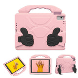 iPad 9.7" (2018 / 2017) / Air 2 / Air - EIDERWOOD Børne Cover m. Thumb Kickstand - Lyserød