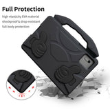 EIDERWOOD Xiaomi Redmi Pad 2 / SE / 6 / 5 / Lenovo Tab M11 / Samsung Galaxy Tab S10 FE / S9 FE / S9 / S8 / S7 Børne Cover m. Stå Funktion - Sort