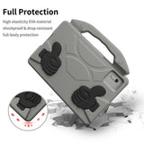EIDERWOOD Xiaomi Redmi Pad 2 / SE / 6 / 5 / Lenovo Tab M11 / Samsung Galaxy Tab S10 FE / S9 FE / S9 / S8 / S7 Børne Cover m. Stå Funktion - Grå