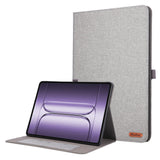 Kunstlæder Flip Cover - OnePlus Pad 3 - Kortholder & Ståfunktion - Grå