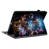 EIDERWOOD OnePlus Pad Lite Kunstlæder Flip Tablet Cover m. Motiv - Ildkrone Blomst