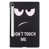 EIDERWOOD Samsung Galaxy Tab S11 / S10 Lite Kunstlæder Tablet Flip Cover m. Motiv - "Don't Touch Me"