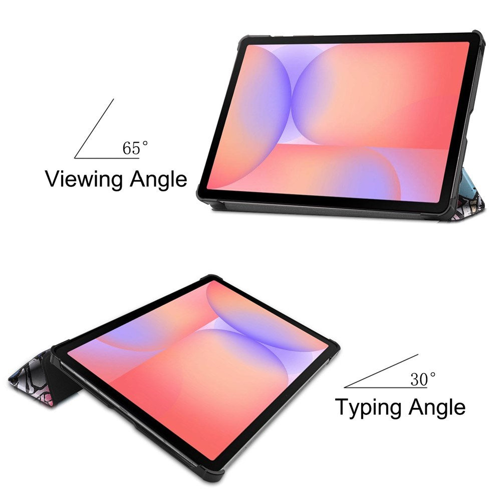 EIDERWOOD Samsung Galaxy Tab S11 / S10 Lite Kunstlæder Tablet Flip Cover m. Motiv - Graffiti