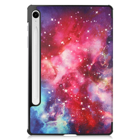 EIDERWOOD Samsung Galaxy Tab S11 / S10 Lite Kunstlæder Tablet Flip Cover m. Motiv - Galakse