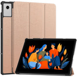 Lenovo Idea Tab Plus 12.1" EIDERWOOD Kunstlæder Tabletcover m. Ståfunktion - Rose Gold