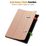 Lenovo Idea Tab Plus 12.1" EIDERWOOD Kunstlæder Tabletcover m. Ståfunktion - Rose Gold