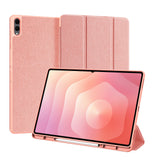 Samsung Galaxy Tab S11 Ultra DUX DUCIS DOMO Series Flip Cover m. Pen Holder - Lyserød