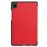 EIDERWOOD Samsung Galaxy Tab A11 Læder Tablet Cover m. Standerfunktion - Rød