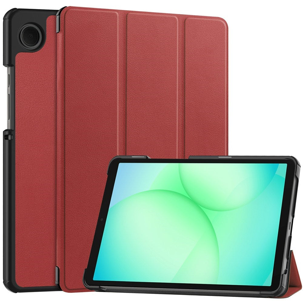 EIDERWOOD Samsung Galaxy Tab A11 Læder Tablet Cover m. Standerfunktion - Vinrød