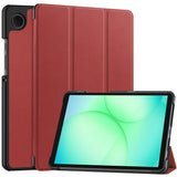 EIDERWOOD Samsung Galaxy Tab A11 Læder Tablet Cover m. Standerfunktion - Vinrød
