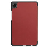 EIDERWOOD Samsung Galaxy Tab A11 Læder Tablet Cover m. Standerfunktion - Vinrød