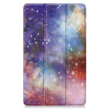 EIDERWOOD Samsung Galaxy Tab A11 Kunstlæder Tablet Cover m. Motiv - Galakse