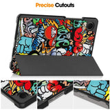 EIDERWOOD Samsung Galaxy Tab A11 Kunstlæder Tablet Cover m. Motiv - Graffiti