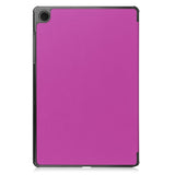 Samsung Galaxy Tab A11+ (Plus) EIDERWOOD Kunstlæder Tablet Cover m. Standerfunktion - Lilla