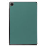Samsung Galaxy Tab A11+ (Plus) EIDERWOOD Kunstlæder Tablet Cover m. Standerfunktion - Grøn