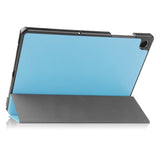 Samsung Galaxy Tab A11+ (Plus) EIDERWOOD Kunstlæder Tablet Cover m. Standerfunktion - Lyseblå