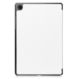 Samsung Galaxy Tab A11+ (Plus) EIDERWOOD Kunstlæder Tablet Cover m. Standerfunktion - Hvid