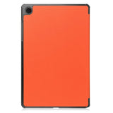 Samsung Galaxy Tab A11+ (Plus) EIDERWOOD Kunstlæder Tablet Cover m. Standerfunktion - Orange