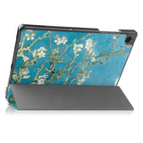 Samsung Galaxy Tab A11+ (Plus) EIDERWOOD Kunstlæder Tablet Cover m. Motiv - Blomster