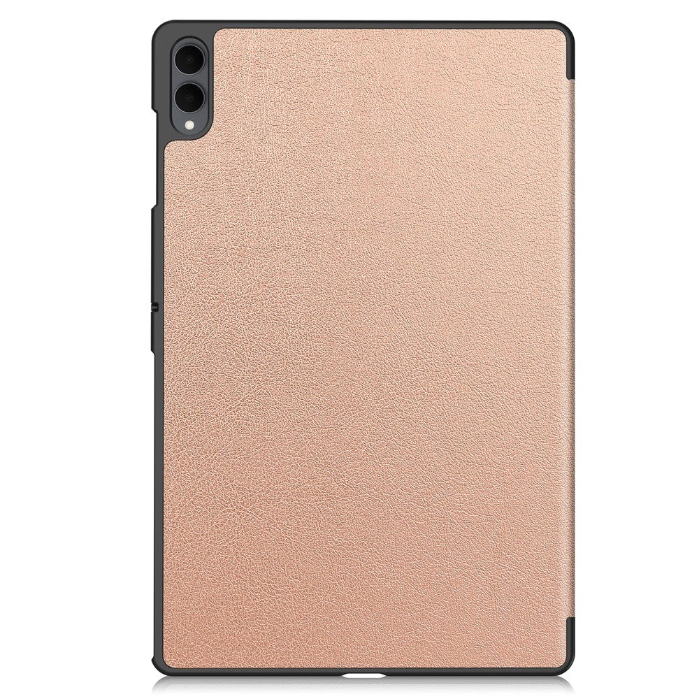 EIDERWOOD Samsung Galaxy Tab S11 Ultra Læder Tablet Cover m. Standerfunktion - Rose Gold