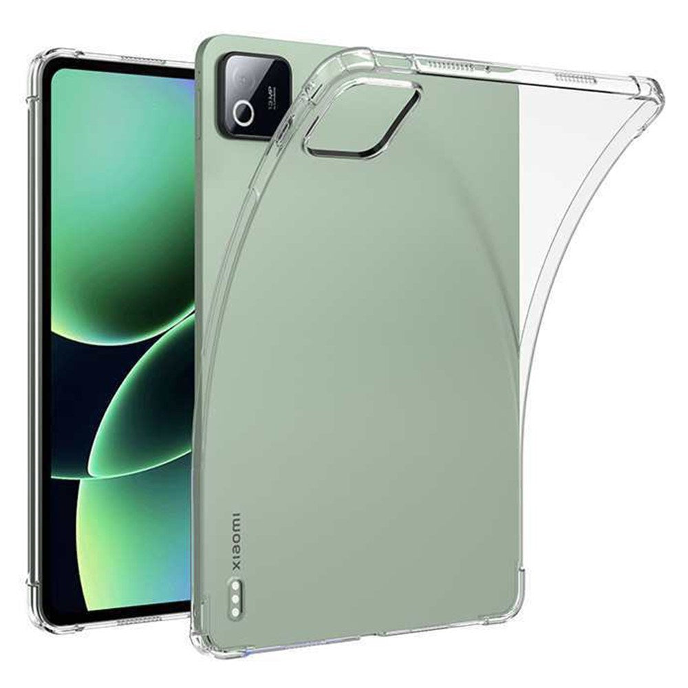 Xiaomi Pad 8 / 8 Pro EIDERWOOD Fleksibelt Plast Bagside Cover m. Forstærkede Hjørner - Gennemsigtig