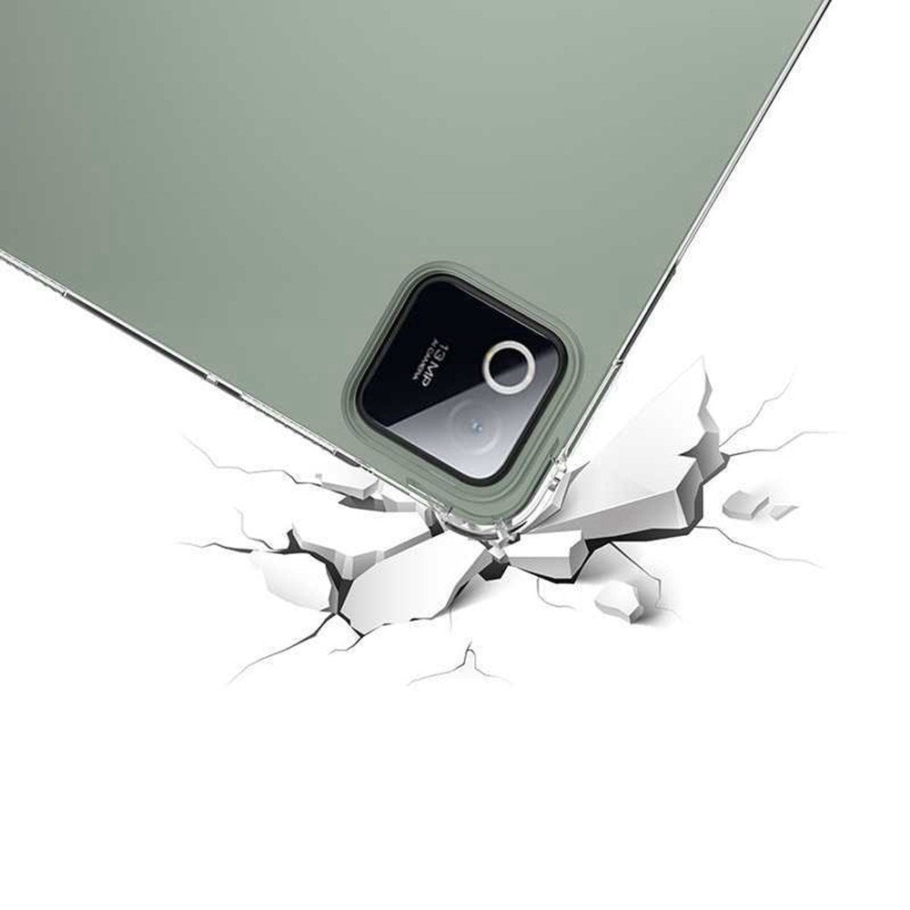 Xiaomi Pad 8 / 8 Pro EIDERWOOD Fleksibelt Plast Bagside Cover m. Forstærkede Hjørner - Gennemsigtig