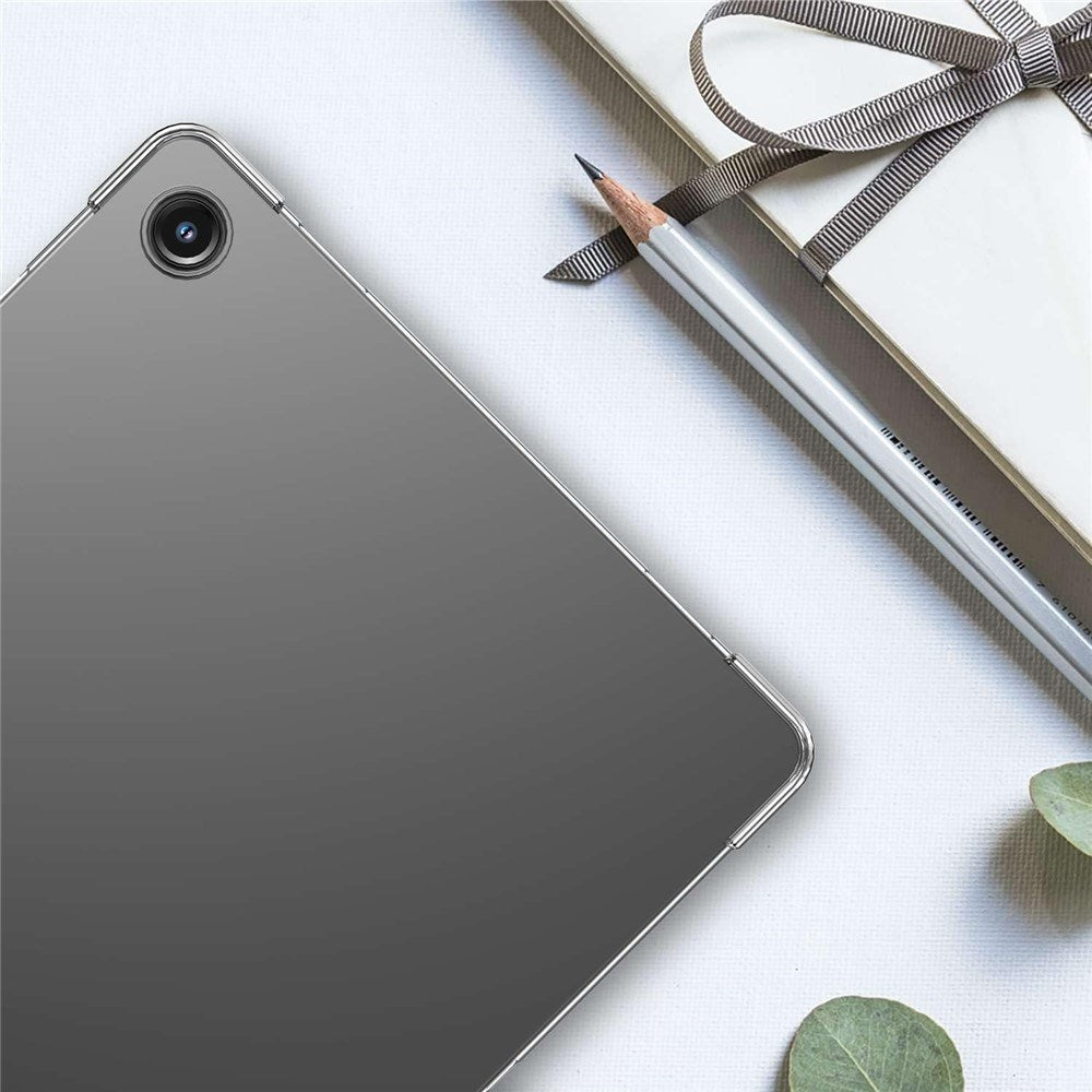 Samsung Galaxy Tab A11+ (Plus) EIDERWOOD Fleksibelt Plastik Tablet Cover - m. Skærmbeskyttelsesglas - Gennemsigtig