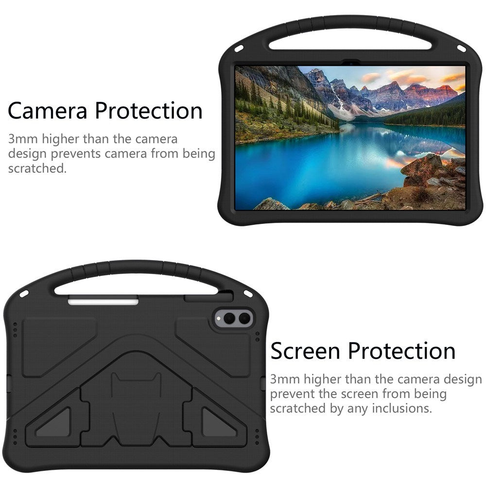 Samsung Galaxy Tab S11 Ultra EIDERWOOD Børne Cover - Kickstand - Sort