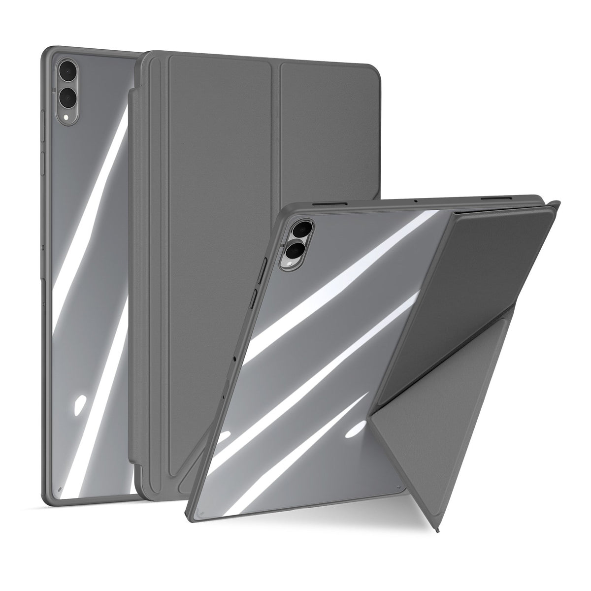 Samsung Galaxy Tab S12 Ultra / S11 Ultra DUX DUCIS Origami Hybrid Kunstlæder Cover - Grå