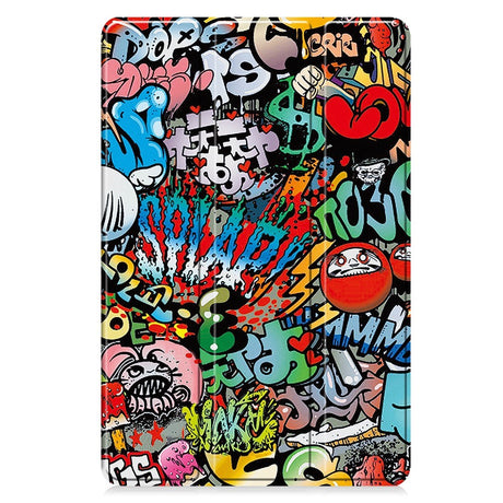 EIDERWOOD Xiaomi Redmi Pad 2 Pro Kunstlæder Tablet Cover m. Motiv - Graffiti