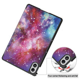 EIDERWOOD Xiaomi Redmi Pad 2 Pro Kunstlæder Tablet Cover m. Motiv - Galakse