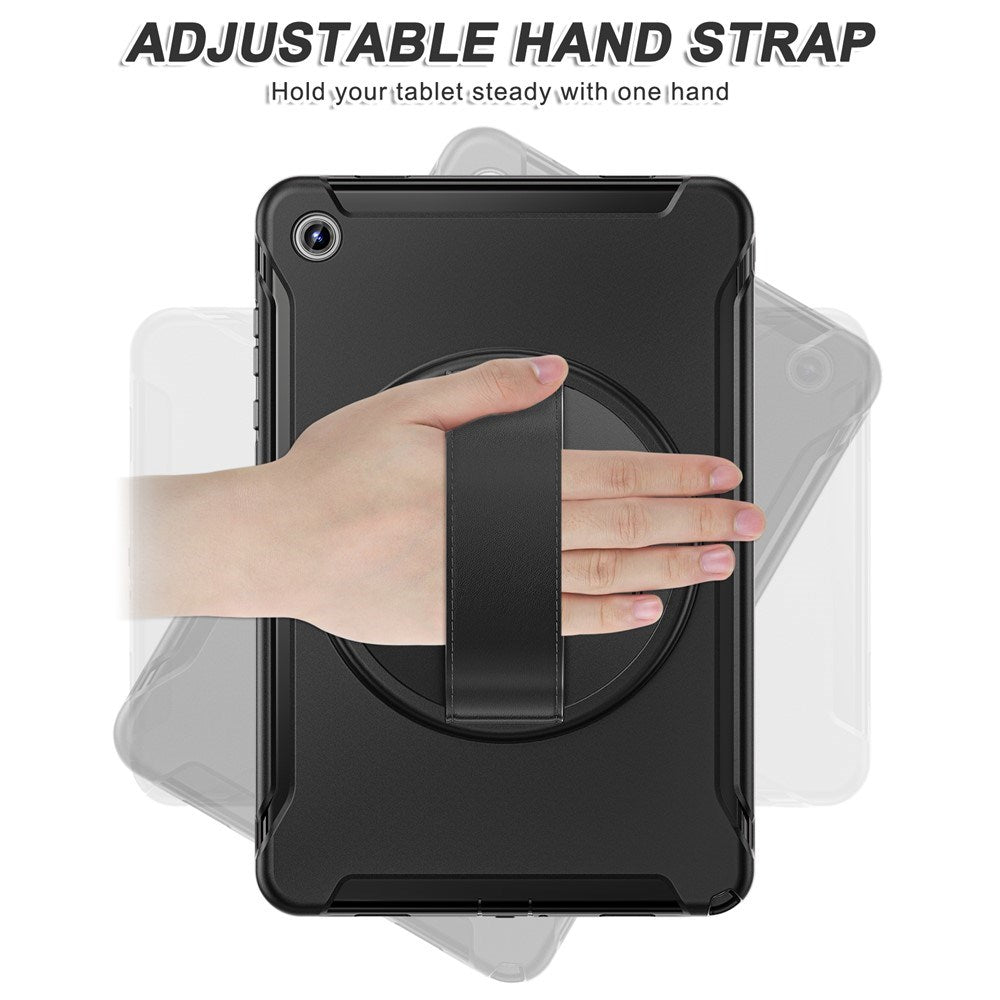 Samsung Galaxy Tab A11+ (Plus) EIDERWOOD Stødabsorberende Cover m. Roterbar Ståfunktion - Sort
