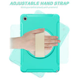 Samsung Galaxy Tab A11+ (Plus) EIDERWOOD Stødabsorberende Cover m. Roterbar Ståfunktion - Turkis