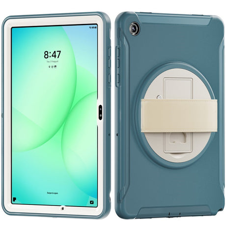 Samsung Galaxy Tab A11+ (Plus) EIDERWOOD Stødabsorberende Cover m. Roterbar Ståfunktion - Grøn