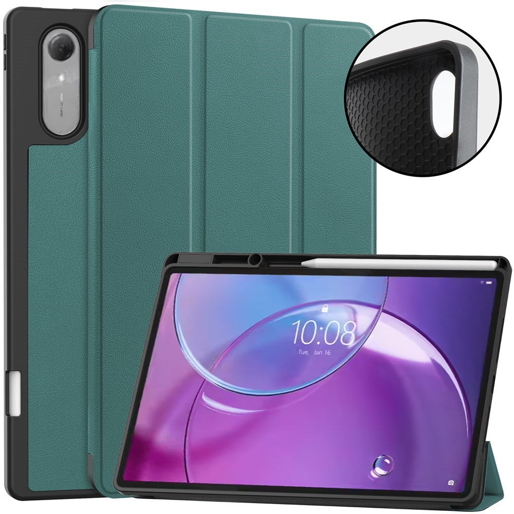 Lenovo Idea Tab Pro (2. Gen.) 13" EIDERWOOD Kunstlæder Cover m. Ståfunktion - Grøn
