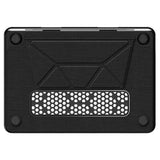 MacBook Neo 13 A18 Pro (2026) EIDERWOOD Cover - Udskæring til Logo - Foldbar Ståfunktion - Sort
