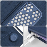 MacBook Neo 13 A18 Pro (2026) EIDERWOOD Cover - Udskæring til Logo - Foldbar Ståfunktion - Blå