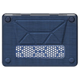 MacBook Neo 13 A18 Pro (2026) EIDERWOOD Cover - Udskæring til Logo - Foldbar Ståfunktion - Blå