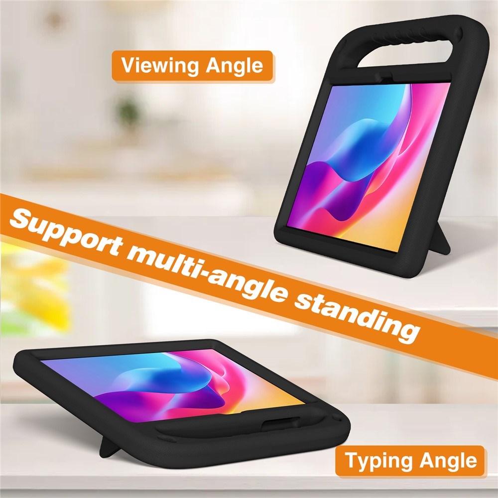 TCL Tab 10L Gen 4 EIDERWOOD Børne Cover m. Kickstand - Sort