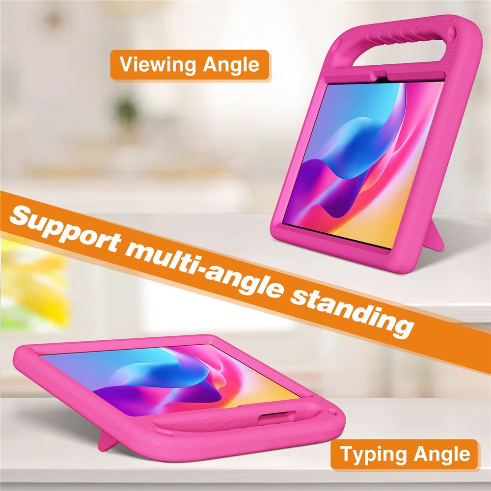 TCL Tab 10L Gen 4 EIDERWOOD Børne Cover m. Kickstand - Lyserød