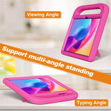 TCL Tab 10L Gen 4 EIDERWOOD Børne Cover m. Kickstand - Lyserød