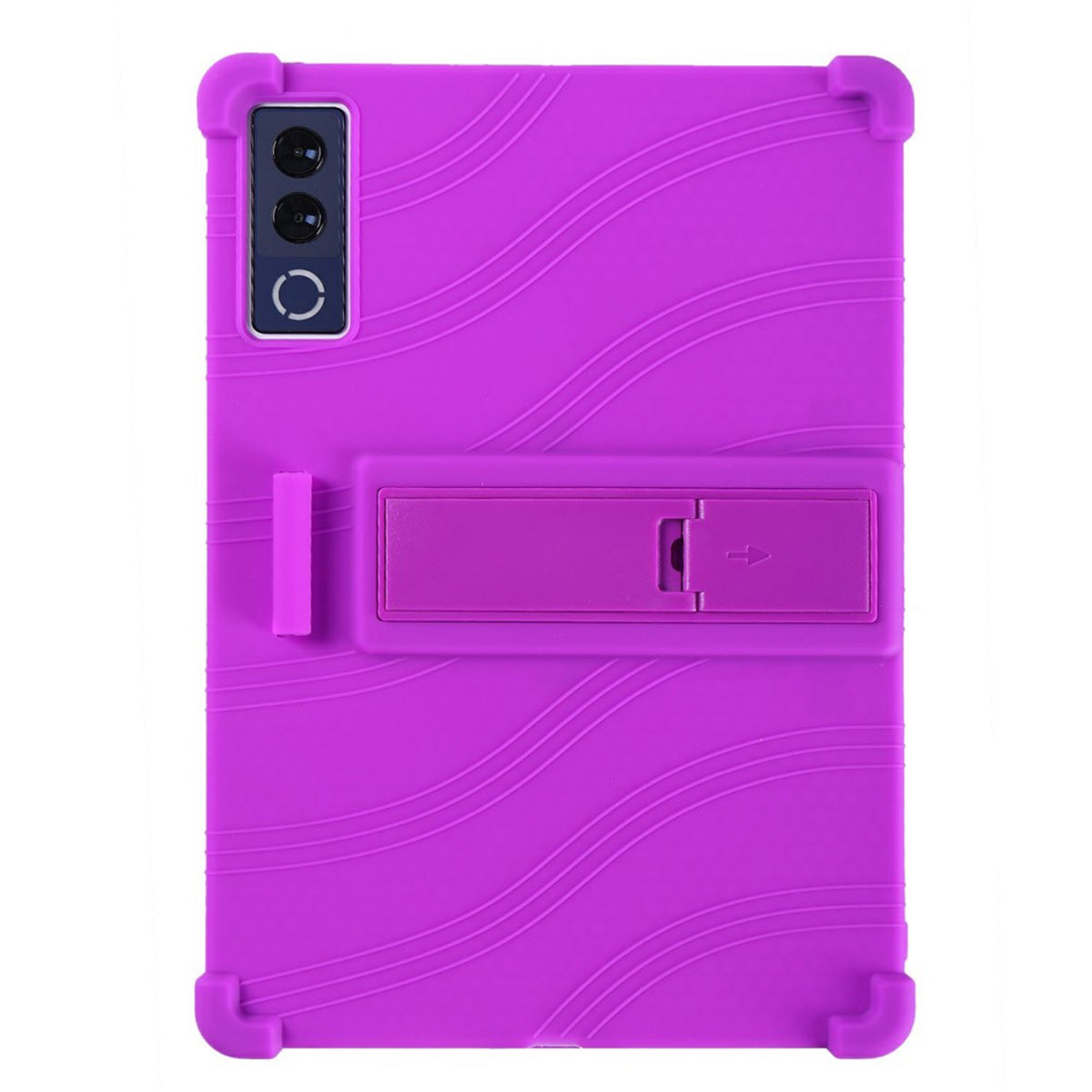 Lenovo Yoga Tab Plus Gen 2 13" EIDERWOOD Håndværker Silikone Cover m. Justerbar Kickstand & Stødabsorberende Hjørner - Lilla