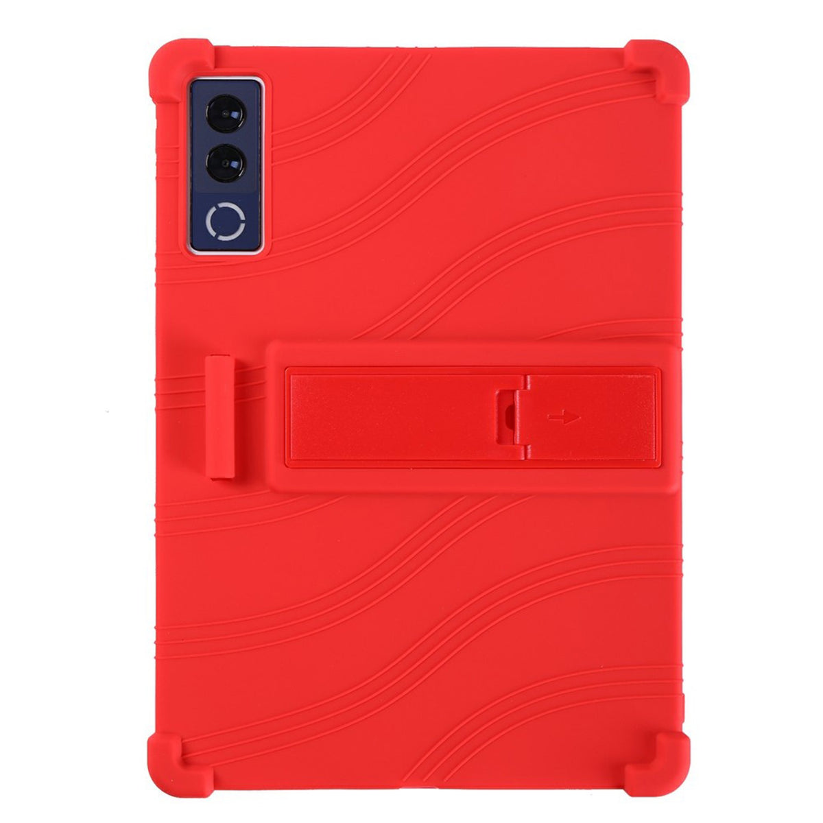 Lenovo Yoga Tab Plus Gen 2 13" EIDERWOOD Håndværker Silikone Cover m. Justerbar Kickstand & Stødabsorberende Hjørner - Rød