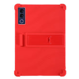 Lenovo Yoga Tab Plus Gen 2 13" EIDERWOOD Håndværker Silikone Cover m. Justerbar Kickstand & Stødabsorberende Hjørner - Rød