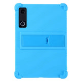 Lenovo Yoga Tab Gen 2 11.1" EIDERWOOD Håndværker Silikone Cover m. Justerbar Kickstand & Stødabsorberende Hjørner - Lyseblå