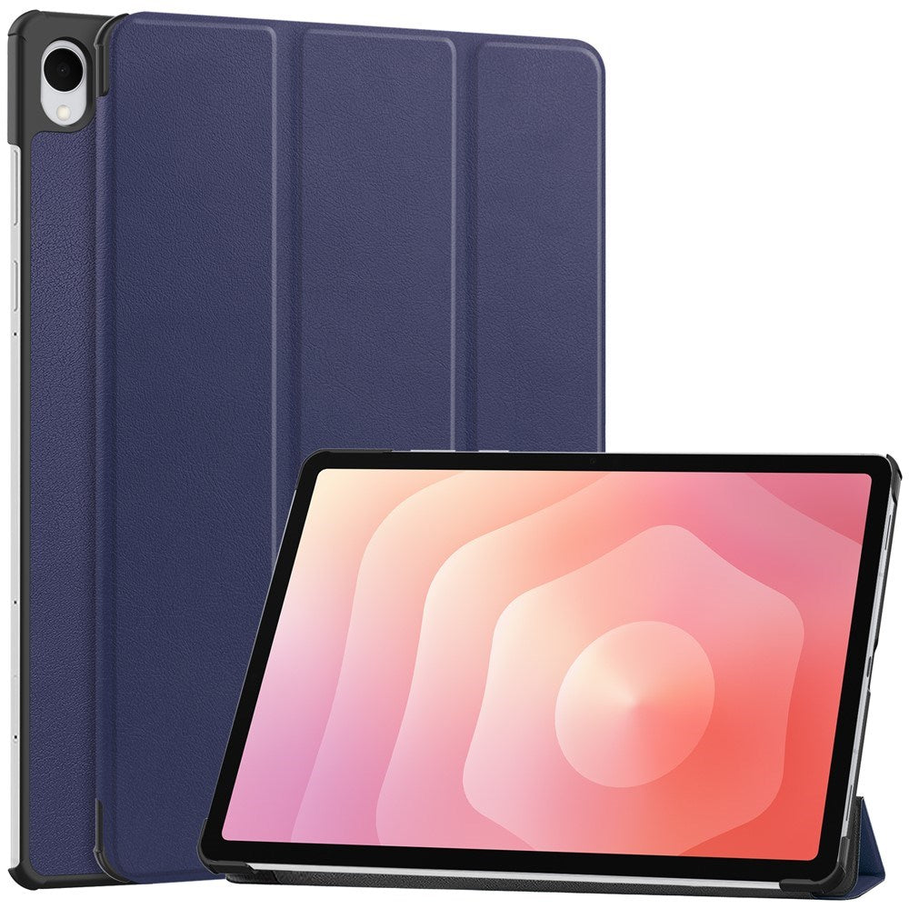 EIDERWOOD Samsung Galaxy Tab S12+ (Plus) Kunstlæder Tablet Cover m. Standerfunktion - Blå